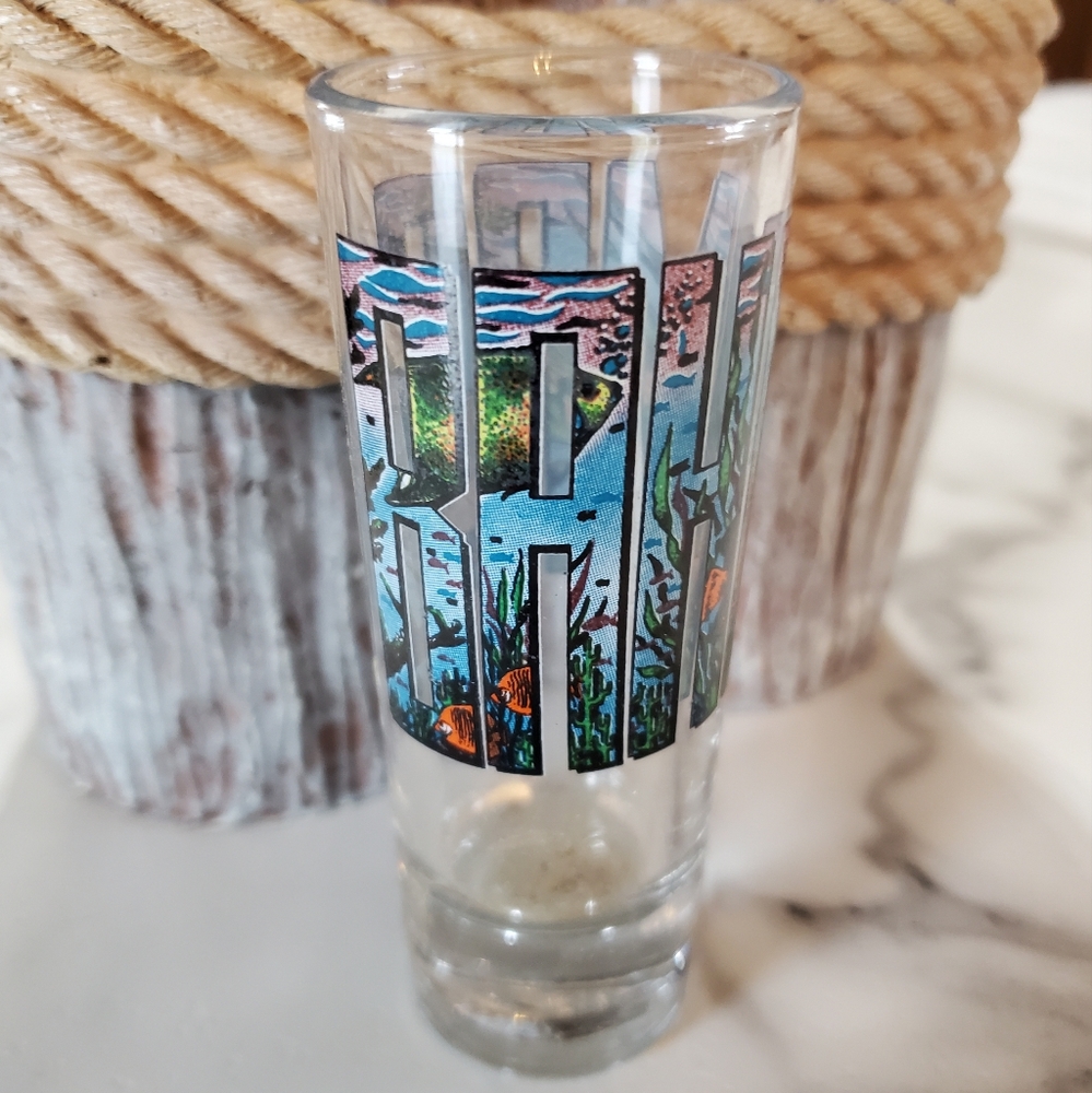 Bahamas Vintage Tall Shot Glass